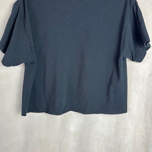 Grindcore Band Tee Cut Off Cropped Graphic T-Shirt Sh!t Life Detroit - Picture 4 of 4